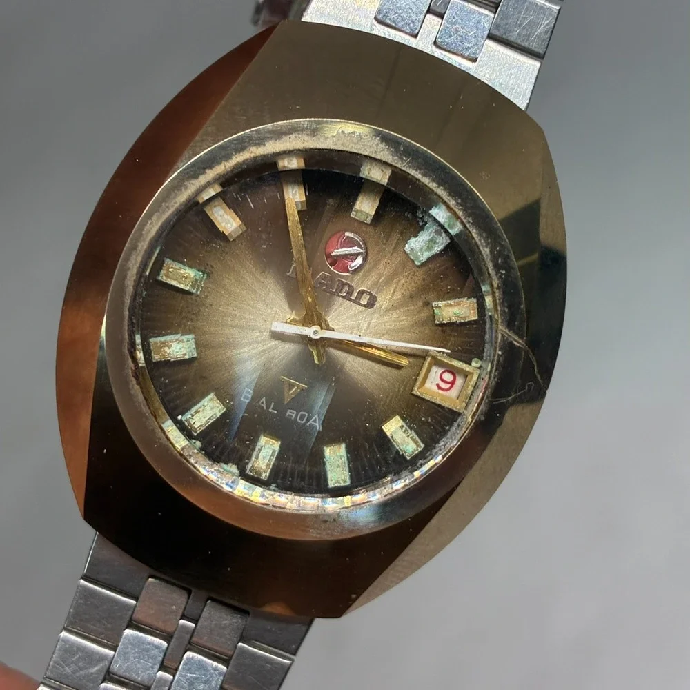Vintage Rado Balboa V Great Automatic Swiss Men's Watch -RUNNING! READ!